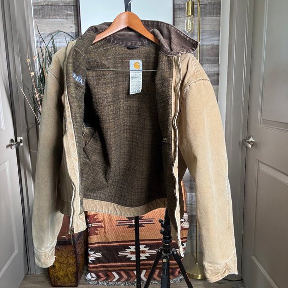 Vintage Carhartt Detroit Jacket "Labatt" Stitched - Blanket Lined - Picture 4 of 4